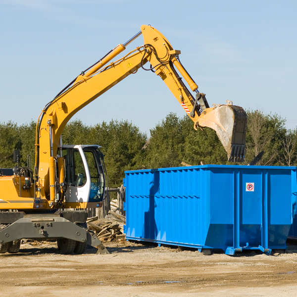 can i request a rental extension for a residential dumpster in Warrington